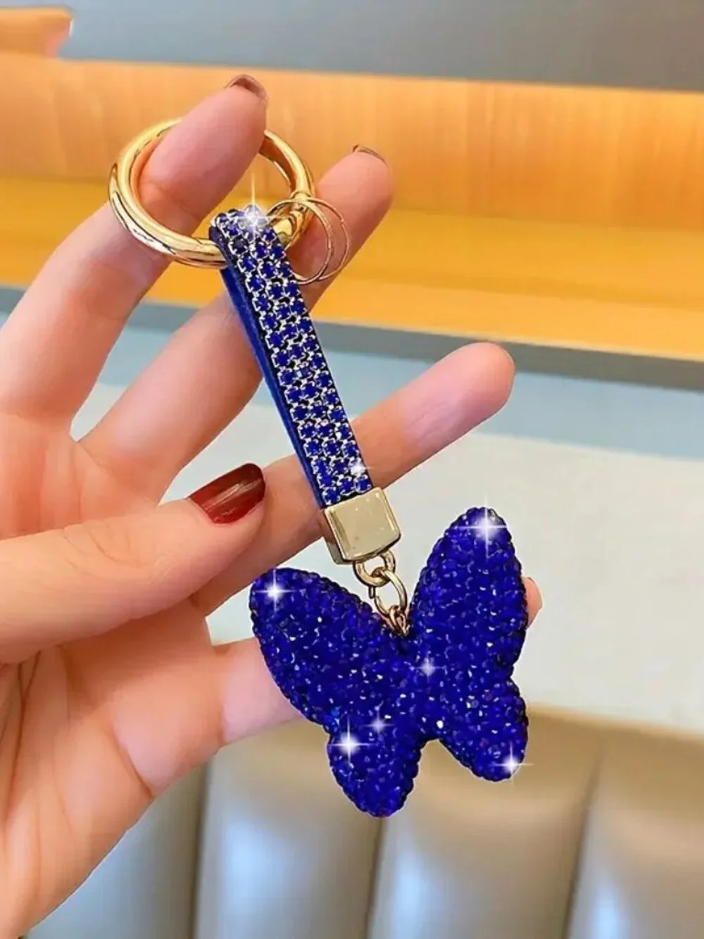 Bling Butterfly keychains B27
